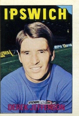 Sticker Derek Jefferson - Footballers 1972-1973
 n. 42 - A&BC