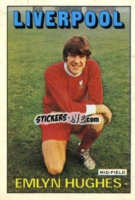 Sticker Emlyn Hughes - Footballers 1972-1973
 - A&BC