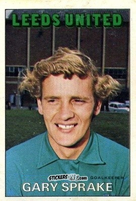 Sticker Gary Sprake - Footballers 1972-1973
 n. 17 - A&BC