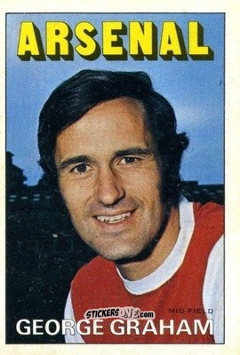 Sticker George Graham - Footballers 1972-1973
 n. 35 - A&BC
