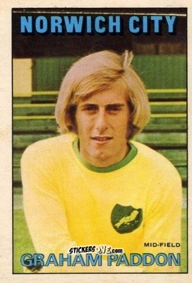 Sticker Graham Paddon - Footballers 1972-1973
 n. 125 - A&BC