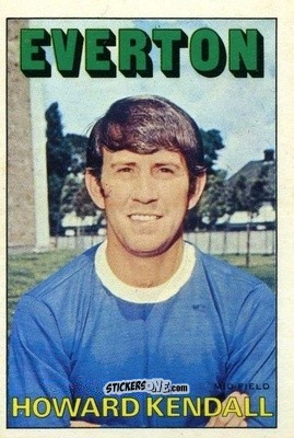 Sticker Howard Kendall - Footballers 1972-1973
 n. 29 - A&BC