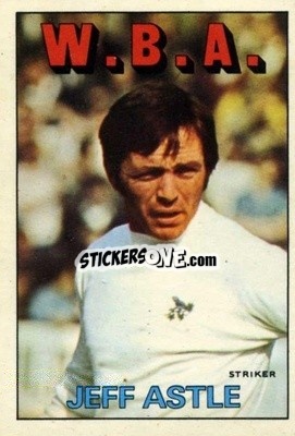 Cromo Jeff Astle - Footballers 1972-1973
 - A&BC