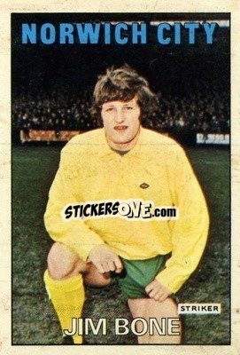 Sticker Jimmy Bone - Footballers 1972-1973
 - A&BC