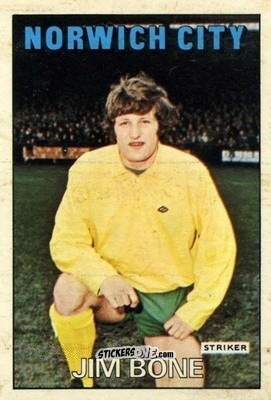 Sticker Jimmy Bone - Footballers 1972-1973
 n. 176 - A&BC
