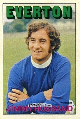 Sticker Jimmy Husband - Footballers 1972-1973
 n. 7 - A&BC