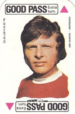 Sticker Joe Harper - Footballers 1972-1973
 n. FCG22 - A&BC