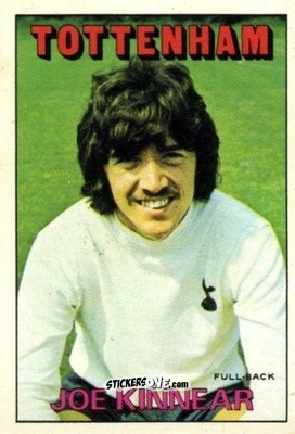 Sticker Joe Kinnear - Footballers 1972-1973
 n. 147 - A&BC