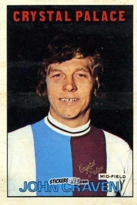 Sticker John Craven - Footballers 1972-1973
 n. 139 - A&BC