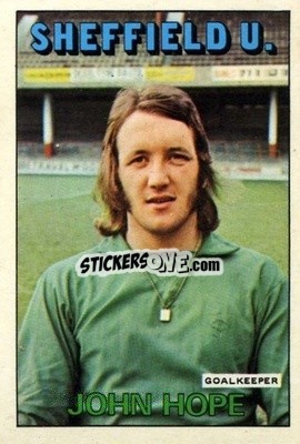 Cromo John Hope - Footballers 1972-1973
 - A&BC