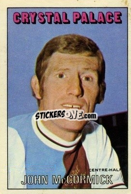 Sticker John McCormick - Footballers 1972-1973
 - A&BC