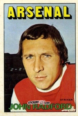 Sticker John Radford - Footballers 1972-1973
 n. 124 - A&BC