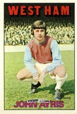 Sticker Johnny Ayris - Footballers 1972-1973
 n. 181 - A&BC