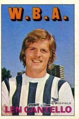 Sticker Len Cantello - Footballers 1972-1973
 n. 10 - A&BC