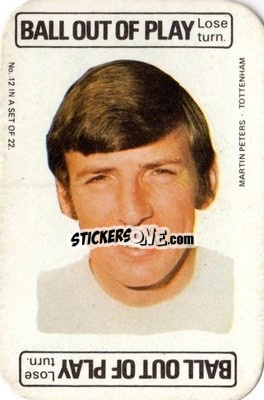 Figurina Martin Peters - Footballers 1972-1973
 - A&BC