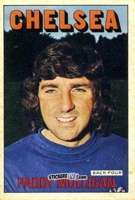 Sticker Paddy Mulligan - Footballers 1972-1973
 n. 81 - A&BC