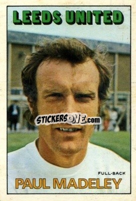 Sticker Paul Madeley - Footballers 1972-1973
 - A&BC
