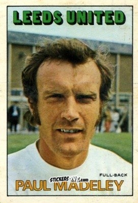 Sticker Paul Madeley - Footballers 1972-1973
 n. 196 - A&BC