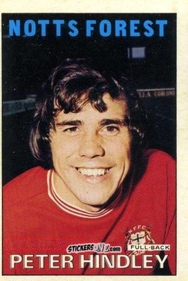 Figurina Peter Hindley - Footballers 1972-1973
 n. 18 - A&BC