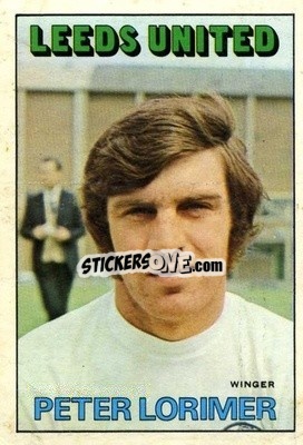 Sticker Peter Lorimer - Footballers 1972-1973
 - A&BC