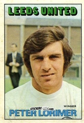 Sticker Peter Lorimer - Footballers 1972-1973
 n. 174 - A&BC