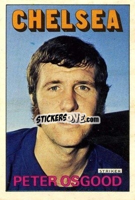 Sticker Peter Osgood - Footballers 1972-1973
 n. 37 - A&BC