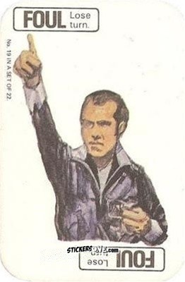 Sticker Referee - Footballers 1972-1973
 n. FCG19 - A&BC