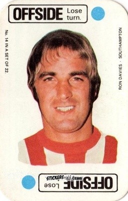 Sticker Ron Davies - Footballers 1972-1973
 n. FCG14 - A&BC