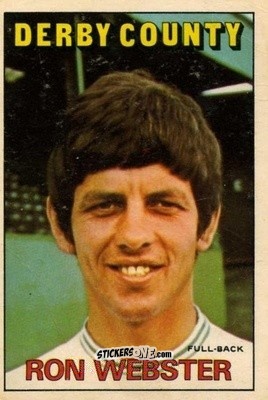 Sticker Ron Webster - Footballers 1972-1973
 n. 215 - A&BC