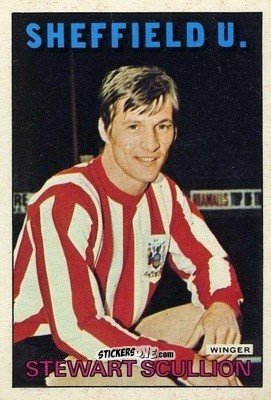 Sticker Stewart Scullion - Footballers 1972-1973
 n. 66 - A&BC