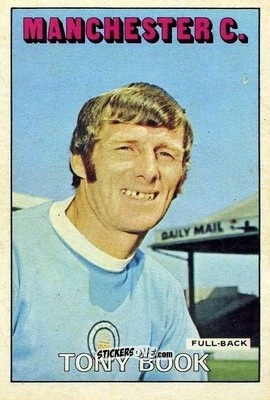 Sticker Tony Book - Footballers 1972-1973
 n. 75 - A&BC