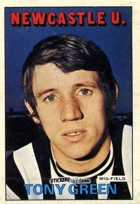 Cromo Tony Green - Footballers 1972-1973
 n. 109 - A&BC