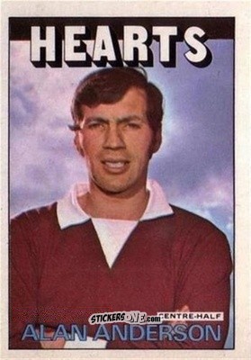 Sticker Alan Anderson - Scottish Footballers 1972-1973
 n. 46 - A&BC