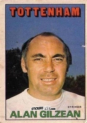 Cromo Alan Gilzean - Scottish Footballers 1972-1973
 n. 101 - A&BC