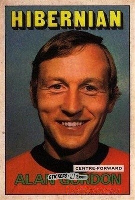 Sticker Alan Gordon - Scottish Footballers 1972-1973
 n. 134 - A&BC