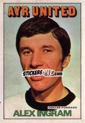 Sticker Alex Ingram - Scottish Footballers 1972-1973
 n. 85 - A&BC