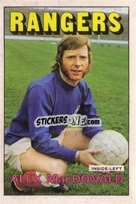 Sticker Alex MacDonald - Scottish Footballers 1972-1973
 - A&BC