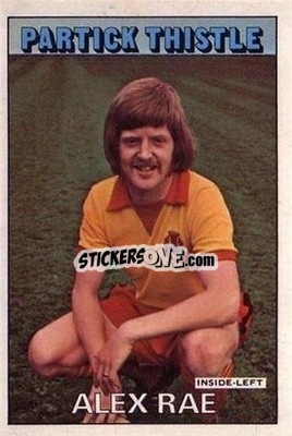 Sticker Alex Rae - Scottish Footballers 1972-1973
 - A&BC