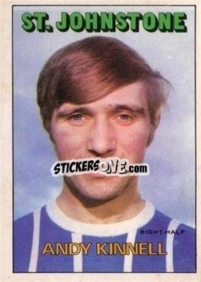 Sticker Andy Kinnell - Scottish Footballers 1972-1973
 - A&BC