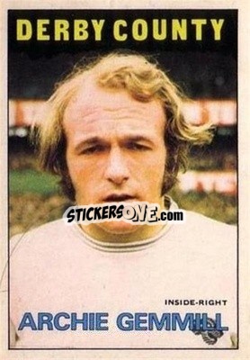 Sticker Archie Gemmill - Scottish Footballers 1972-1973
 - A&BC
