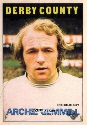 Sticker Archie Gemmill - Scottish Footballers 1972-1973
 n. 106 - A&BC