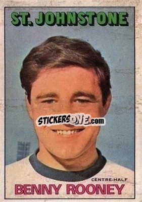 Sticker Benny Rooney - Scottish Footballers 1972-1973
 - A&BC