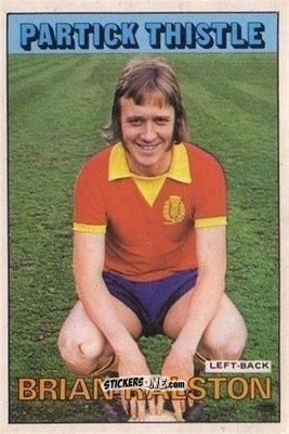 Sticker Brian Ralston - Scottish Footballers 1972-1973
 n. 162 - A&BC