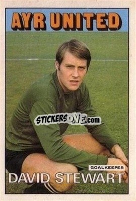 Sticker David Stewart - Scottish Footballers 1972-1973
 - A&BC