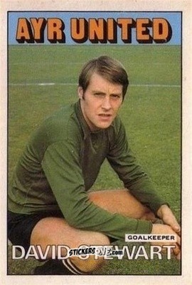 Sticker David Stewart - Scottish Footballers 1972-1973
 n. 93 - A&BC