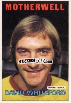 Sticker Davie Whiteford - Scottish Footballers 1972-1973
 - A&BC