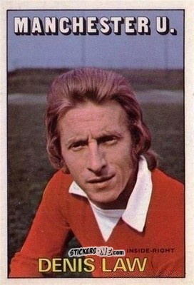 Sticker Denis Law - Scottish Footballers 1972-1973
 n. 84 - A&BC