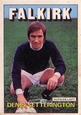 Sticker Dennis Setterington - Scottish Footballers 1972-1973
 n. 155 - A&BC