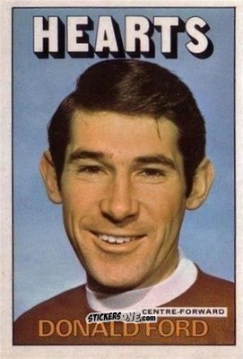 Sticker Donald Ford - Scottish Footballers 1972-1973
 n. 28 - A&BC