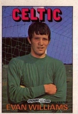 Sticker Evan Williams - Scottish Footballers 1972-1973
 n. 4 - A&BC